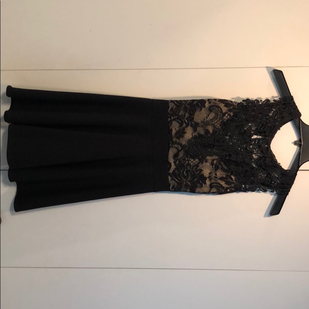 Formal Black Lace Dress